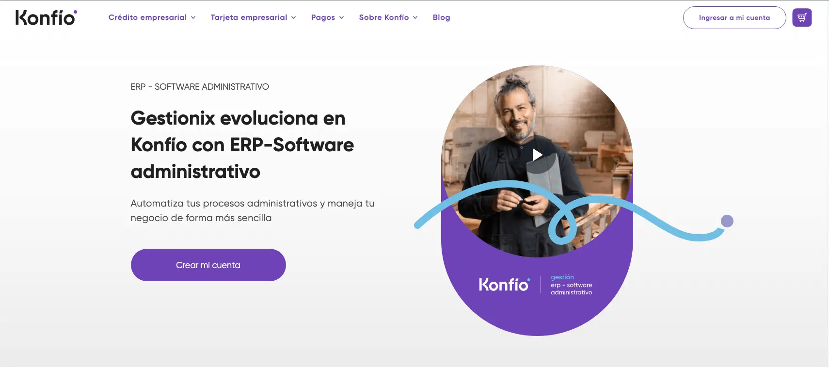 Gestionix es la empresa que adquirió Konfío para integrar su sistema de ERP, para ofrecer a sus usuarios una plataforma que le permita administrar sus actividades del día a día, convirtiéndose en el sistema Konfío Gestión./Este sistema fue desarrollado por Gestionix con las tecnologías de .NET, JavaScript, jQuery y VueJS, al ser adquirida por Konfío se realiza el proceso para integrar la plataforma a los servicios que ofrece Konfío e iniciar una migración al stack tecnológico de Konfío.